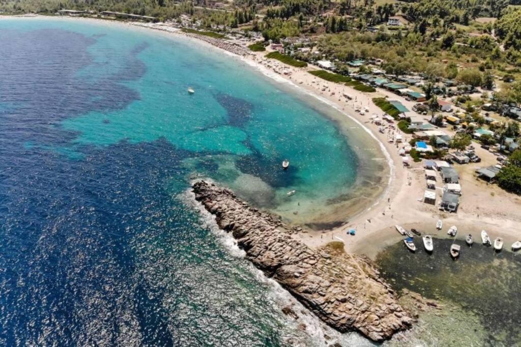 Beach Stone Mezonete 5Min From The Golden Xenia Beach Vila Palioúrion Exterior foto